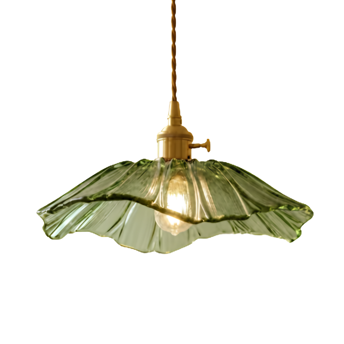 Modern Glass Flower Pendant Light