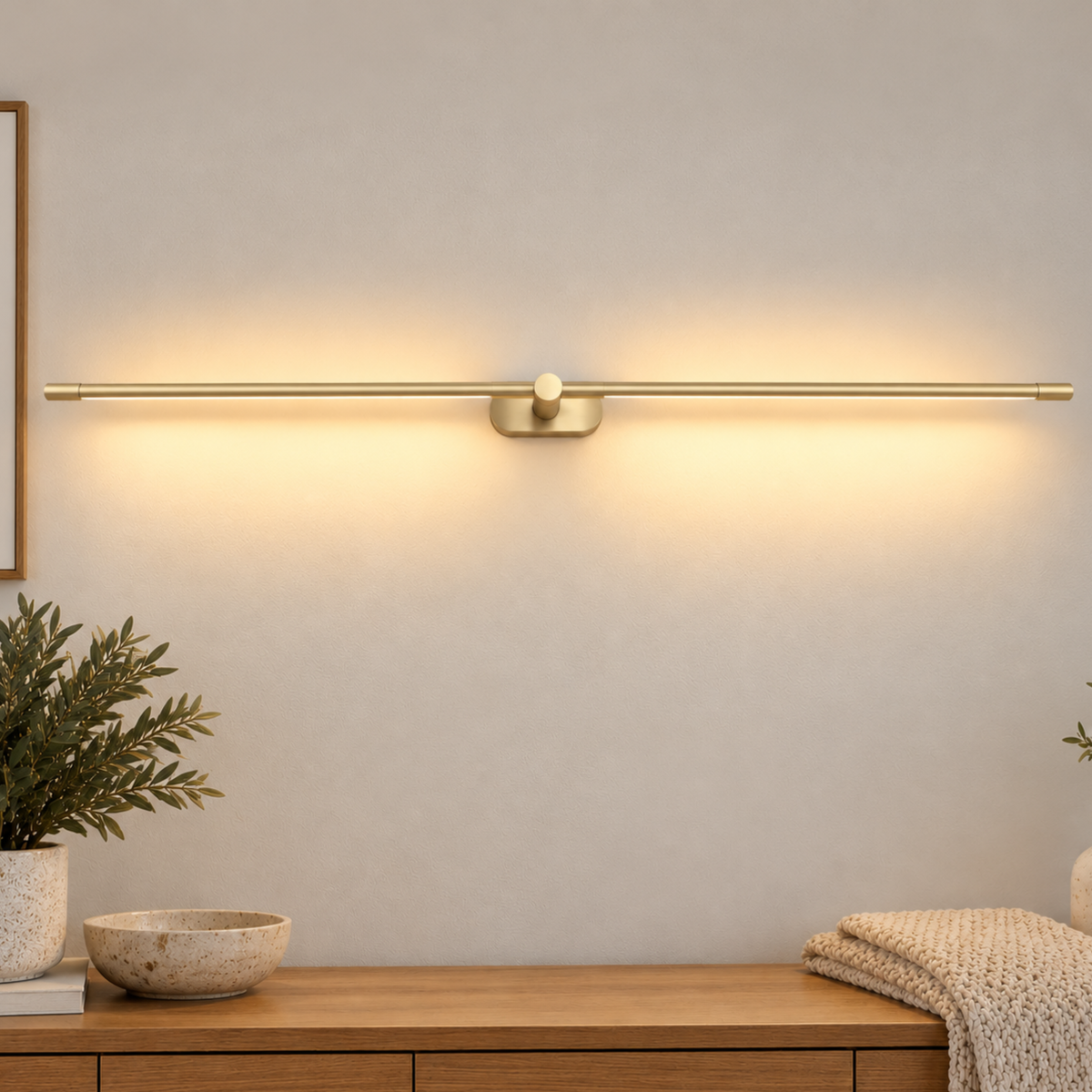 Modern StripBeam Metal Wall Light