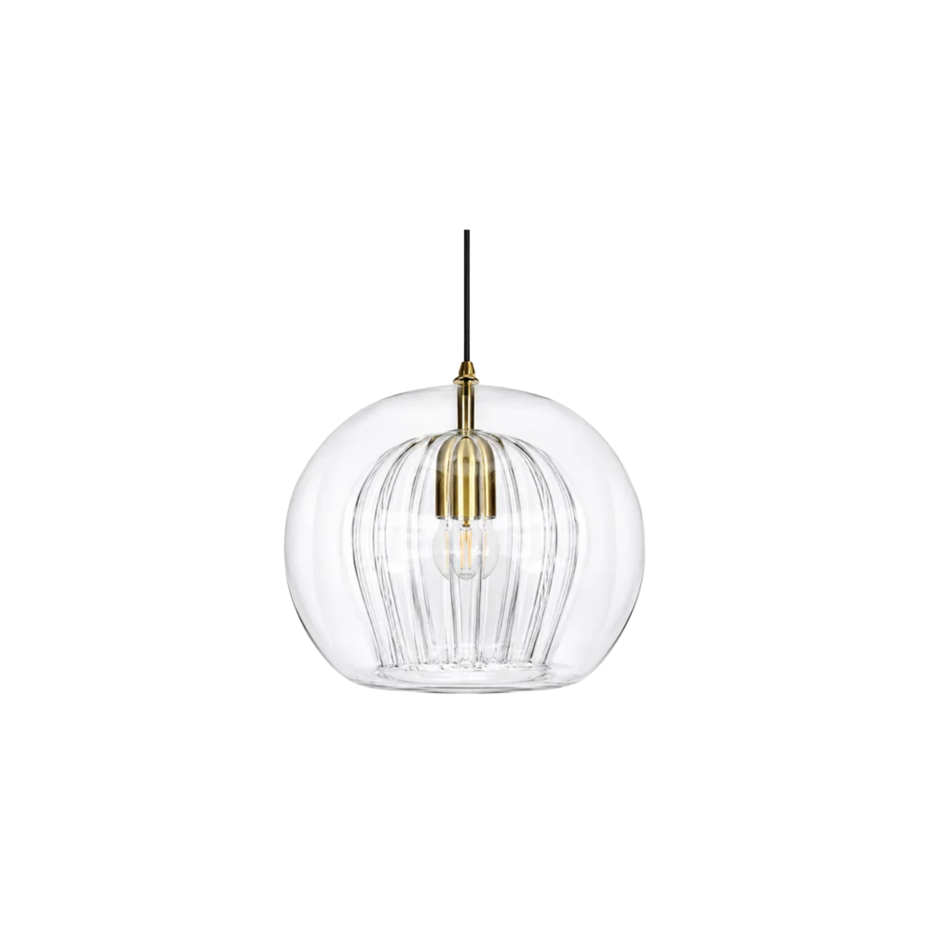 June Glass Globe Pendant Light