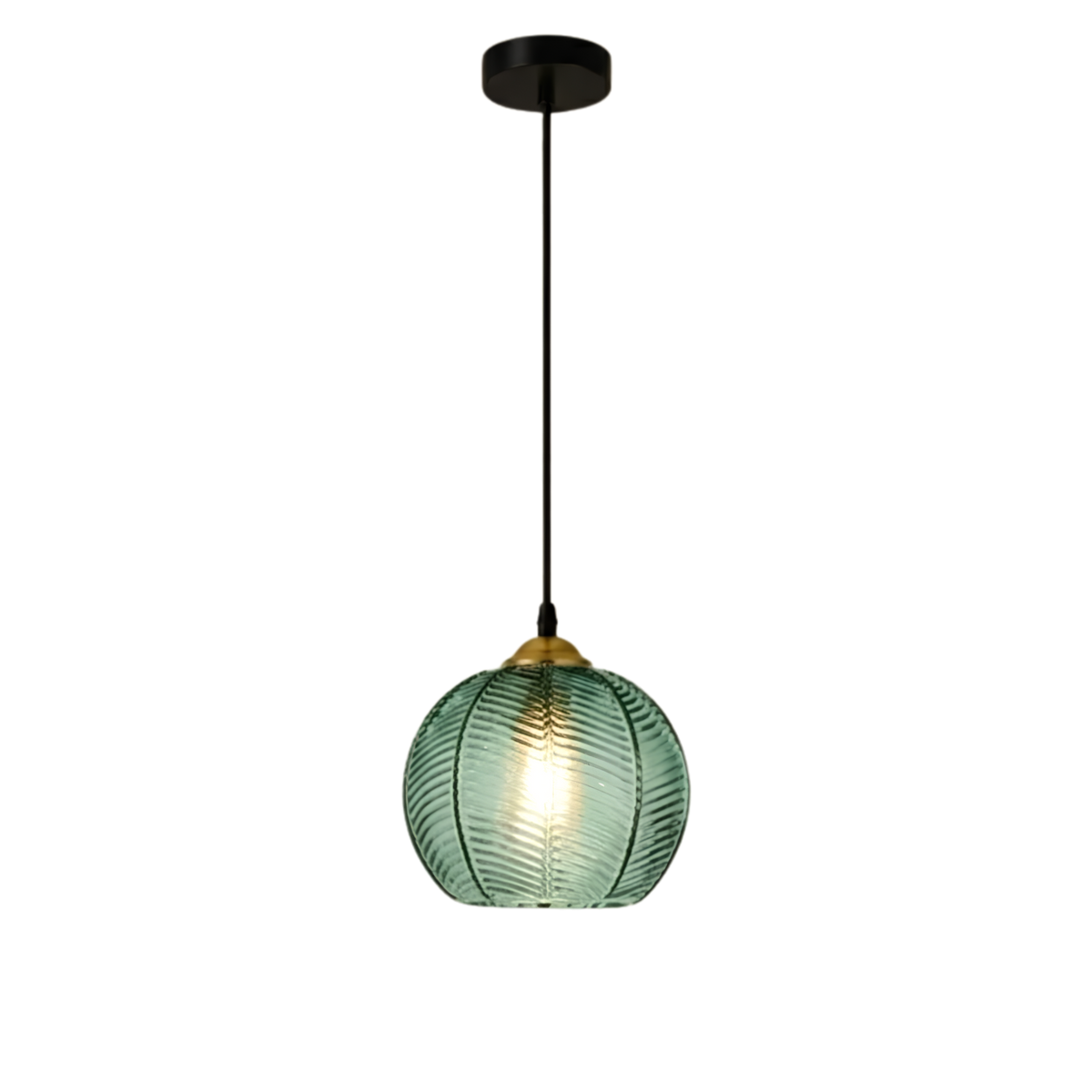 Modern Striped Glass Pendant Light