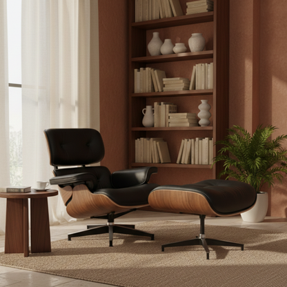 Skórzany fotel Mid-Century